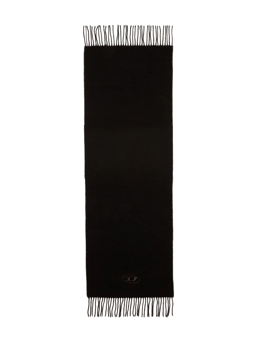 

Шарф S-Imon-D-Long с бахромой Diesel, черный