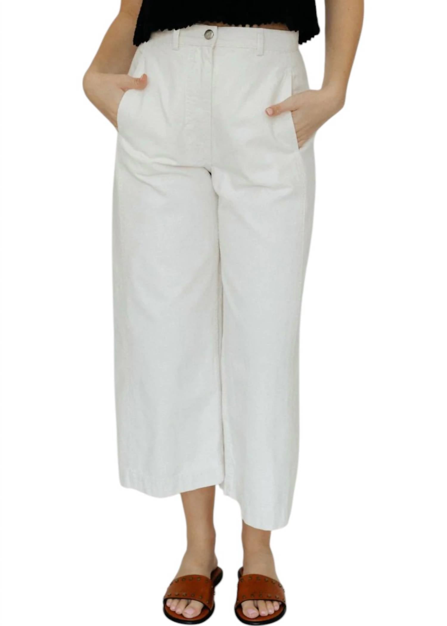 

Брюки Garra цвета экрю RACHEL COMEY, цвет ecru