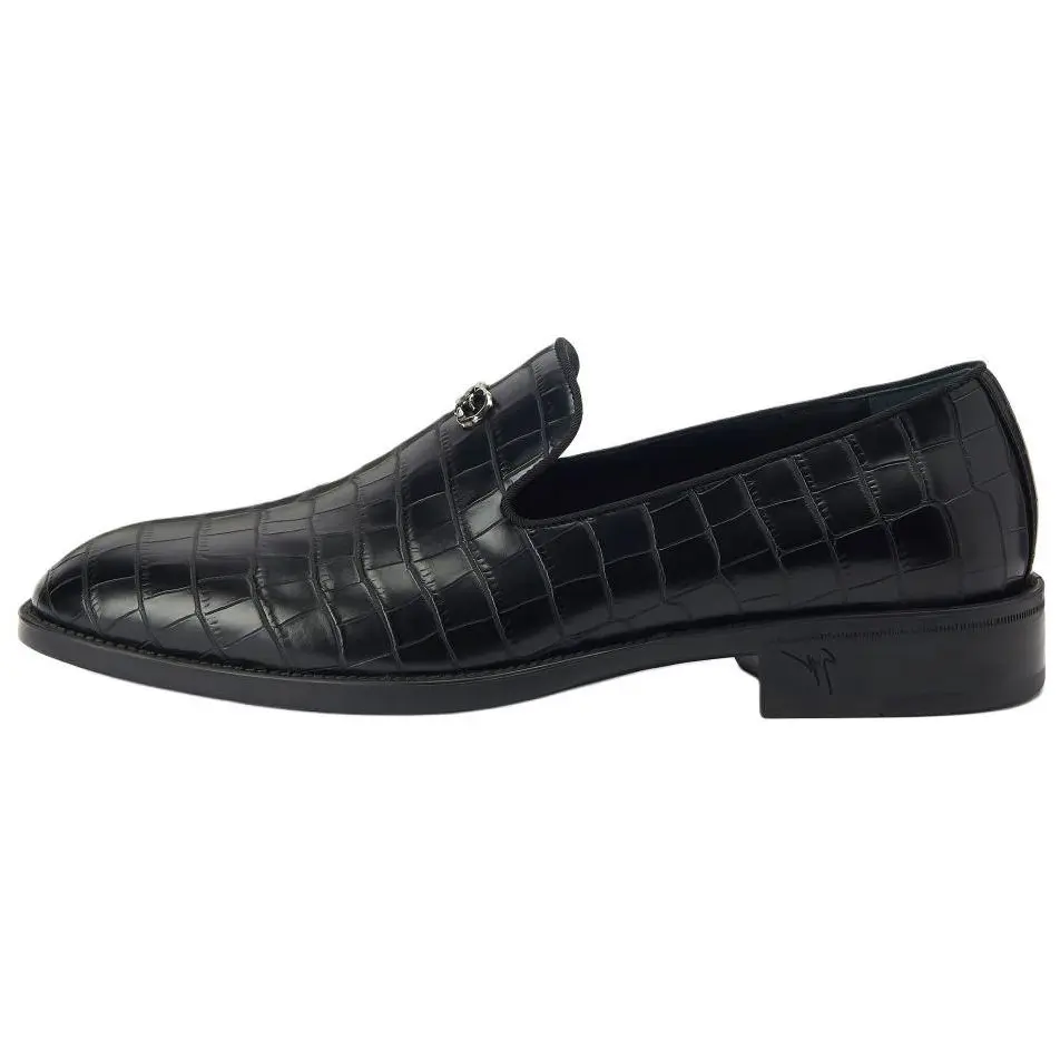 

Джентльменские лоферы Giuseppe Zanotti GZ Imrham черные