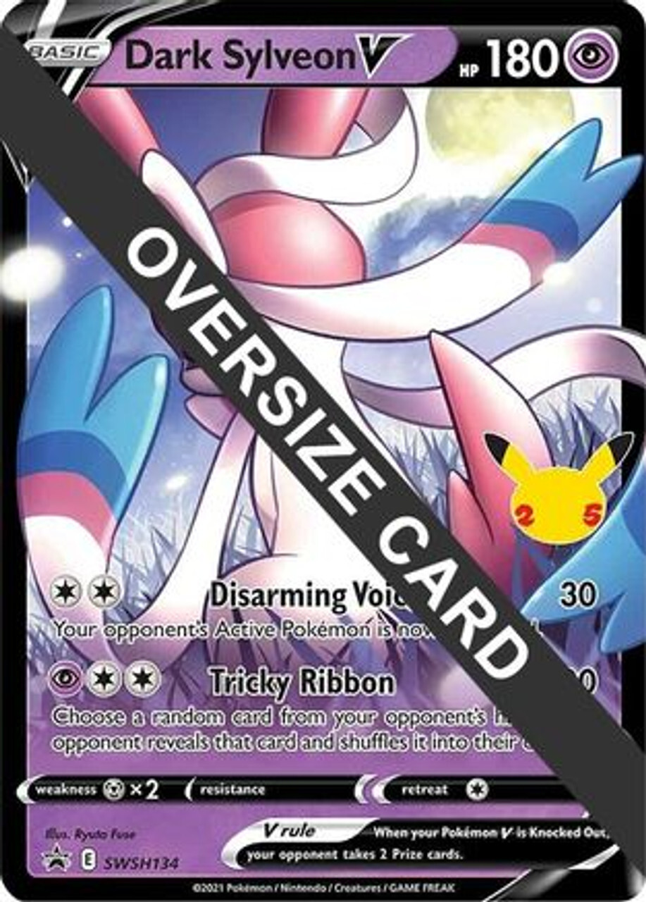 

Карточная игра Dark Sylveon V - SWSH134 SWSH134 - Jumbo Cards Holofoil