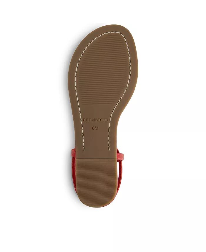 Сандалии Bernardo Hercu с Т-образным ремешком Bernardo Footwear, красный — фото 3