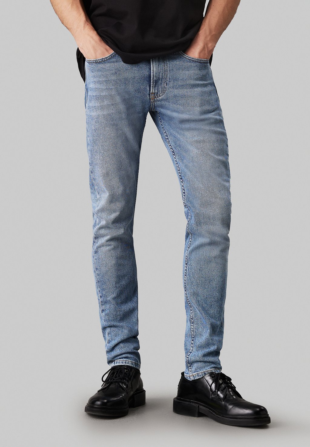 

Джинсы облегающего кроя Calvin Klein Jeans, деним