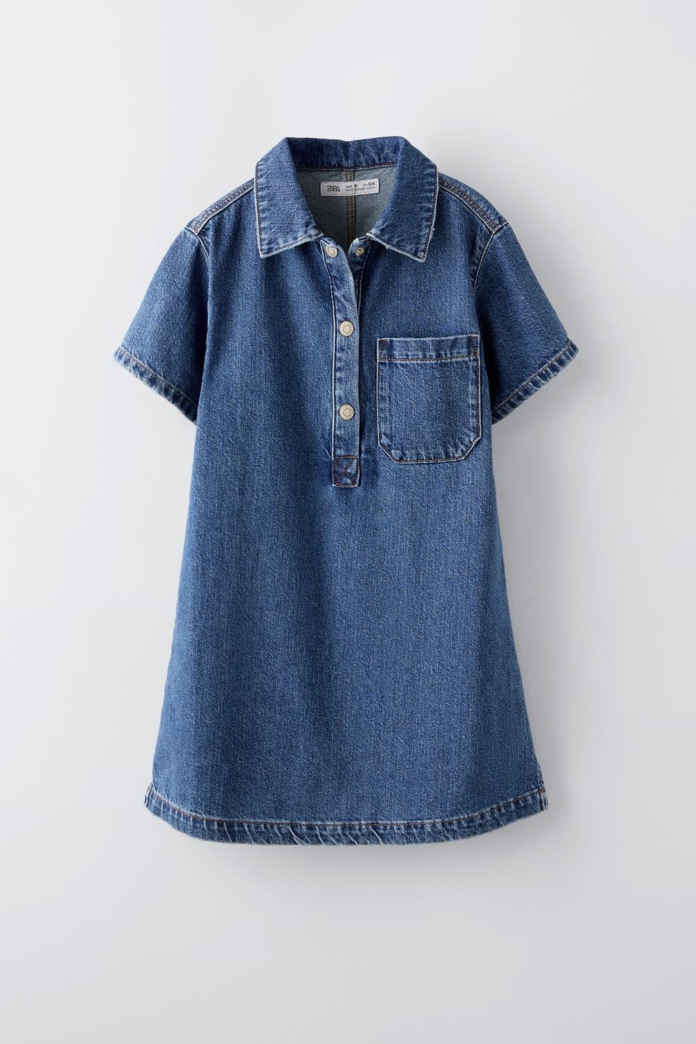 

Платье из джинса ZARA, синий