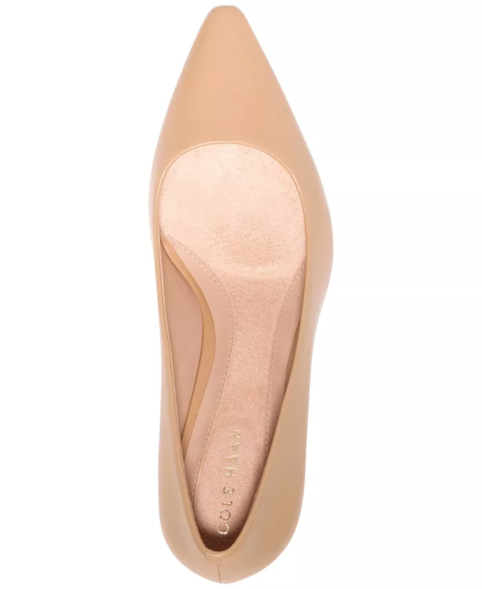 Женские туфли-лодочки Janey Slip-On Cole Haan, коричневый/бежевый — фото 4