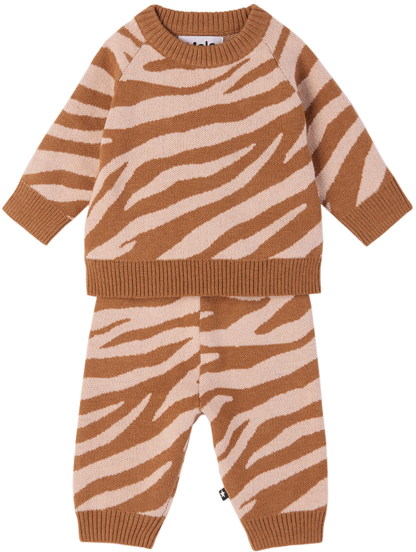 

Комплект из свитера и спортивных штанов Baby Brown Gilby Molo