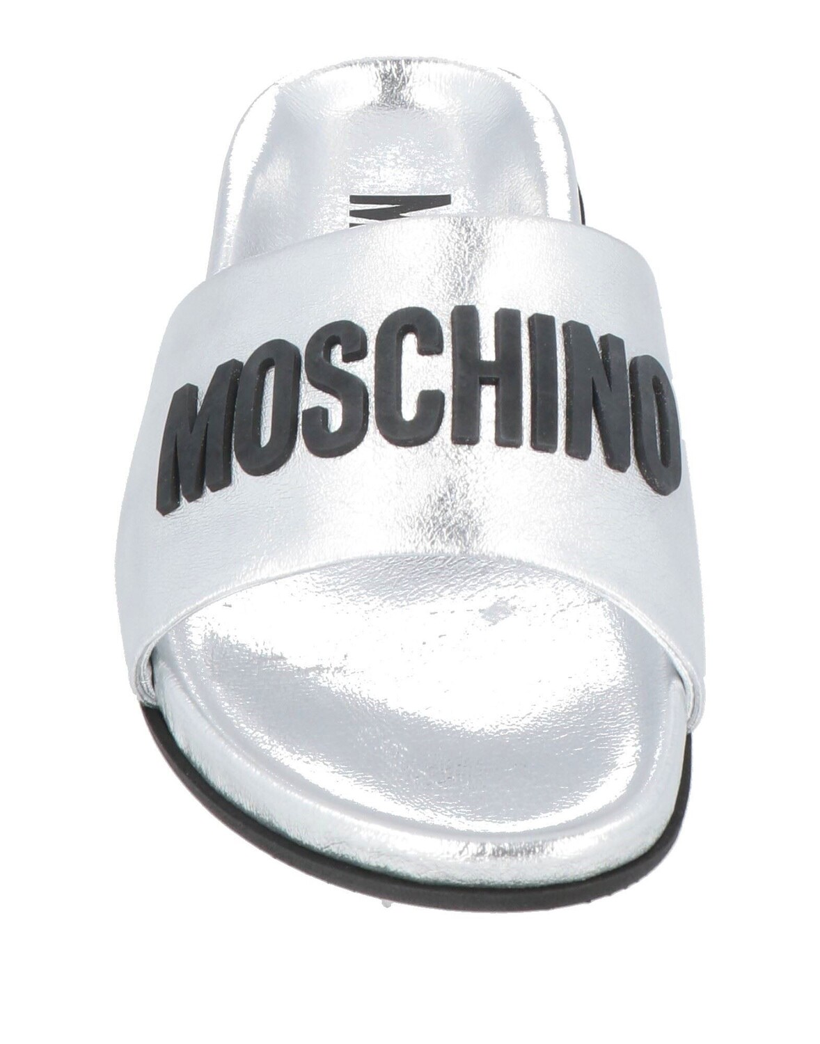 Сандалии Moschino, серебро — фото 4