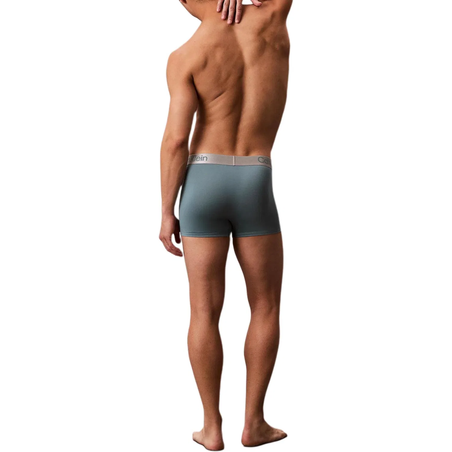 Боксеры Calvin Klein 3 шт (фиолетовый, зеленый, розовый) — фото 4