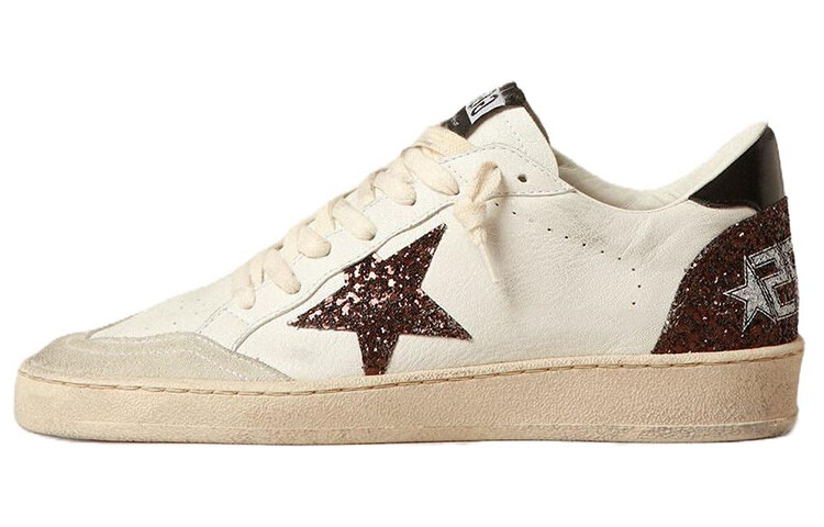 

Кроссовки Golden Goose Ball Star женские, светло-хаки