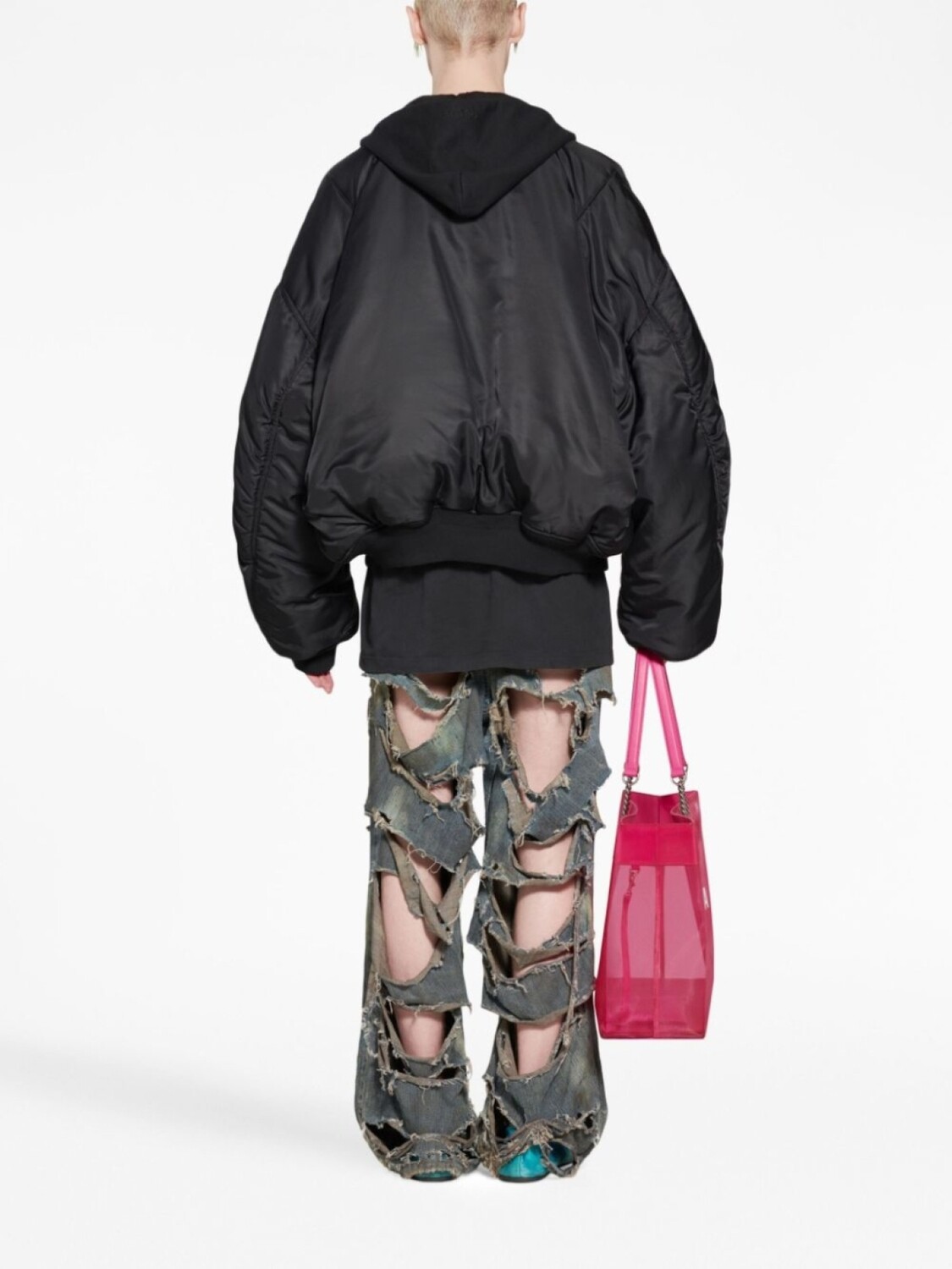 Balenciaga бомбер Paris All In, черный купить по цене от 432915