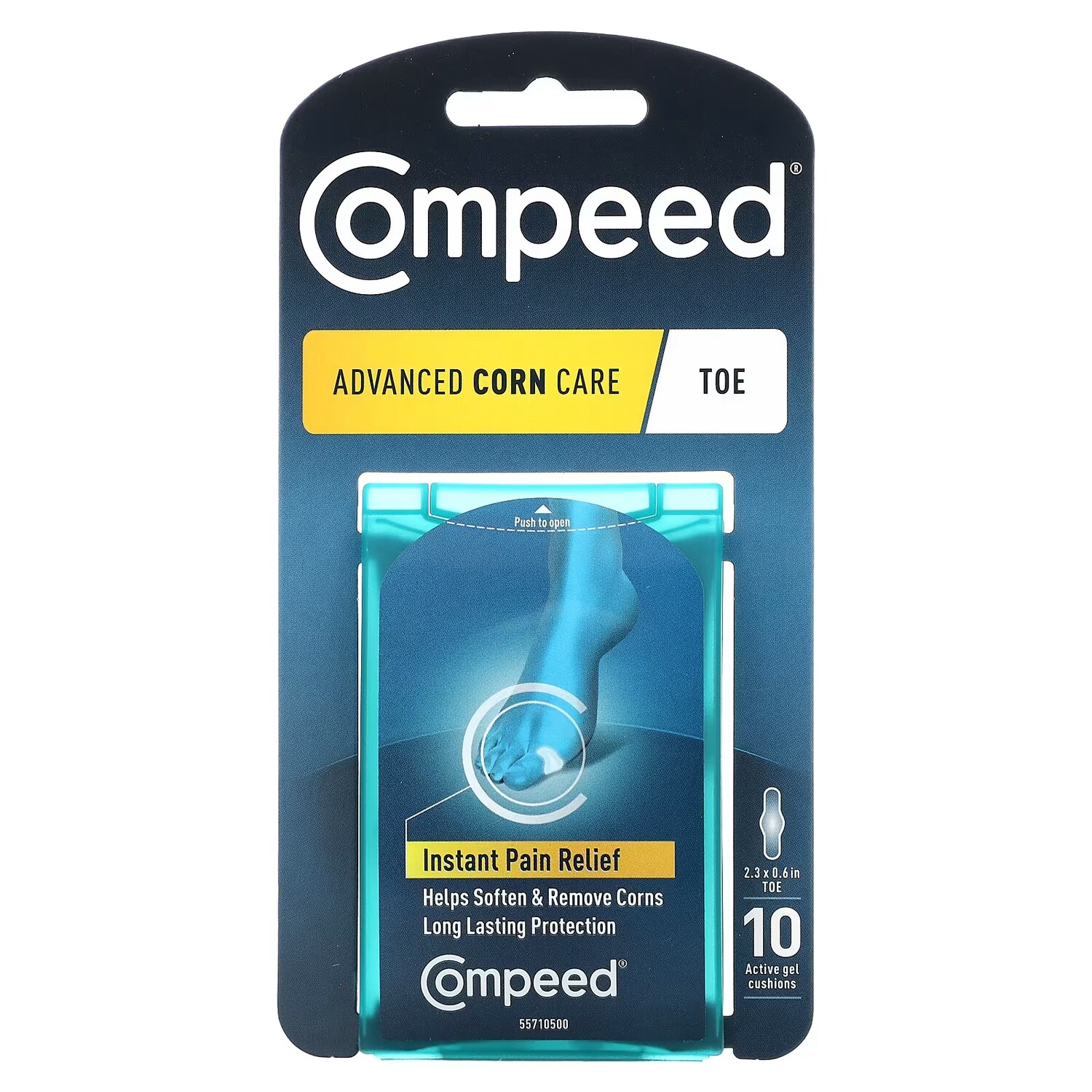 

Средство Compeed Advance Corn Care для ухода за пальцами ног, 10 активных гелей