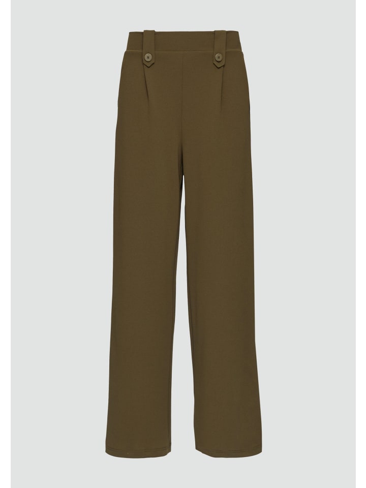 

Брюки 7864_оливково-зеленого цвета QS