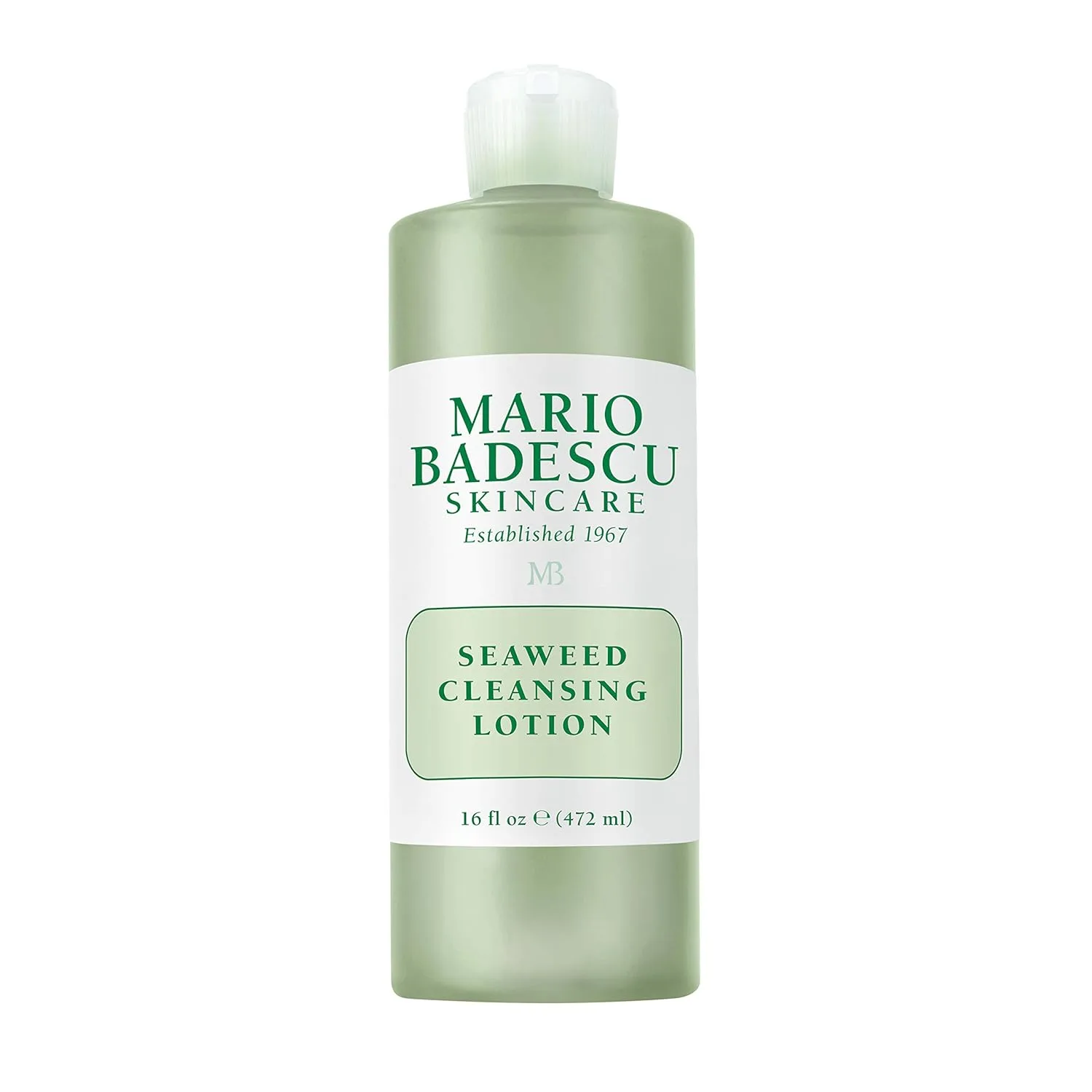 Очищающий лосьон с морскими водорослями Mario Badescu для комбинированной, сухой и чувствительной кожи, тоник с гамамелисом и экстрактом фукуса 473 мл (1 шт.), GREEN