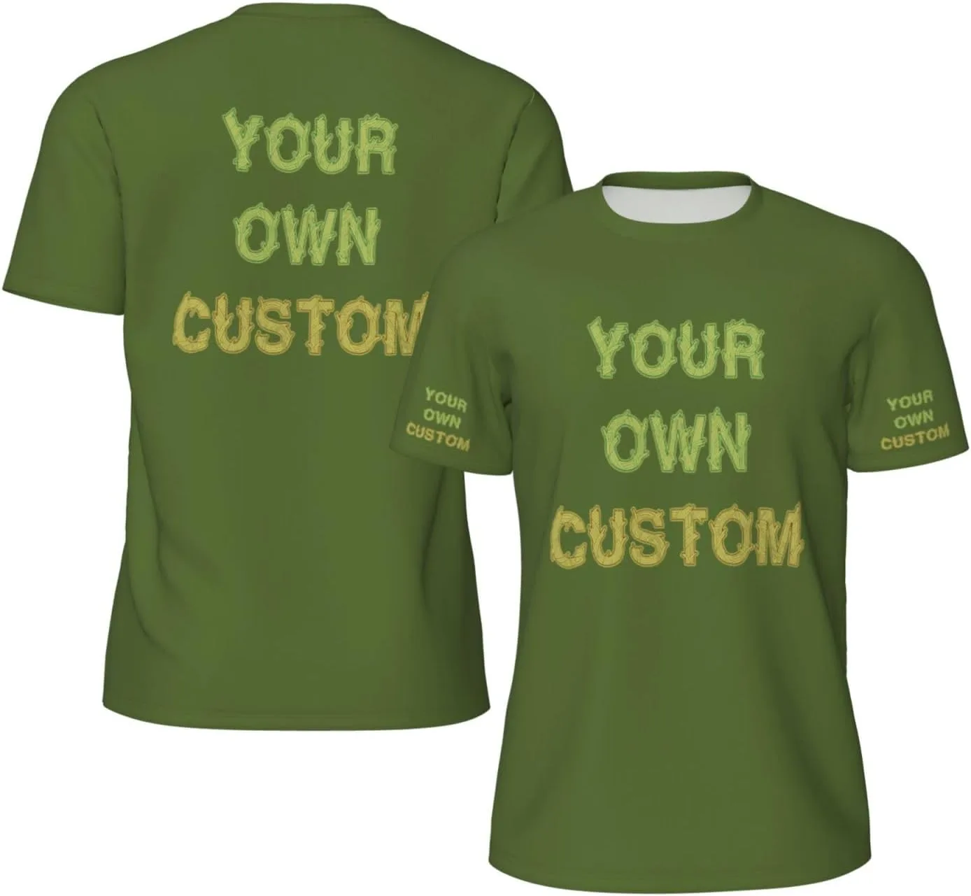 

Футболка Custom с принтом на 4 сторонах