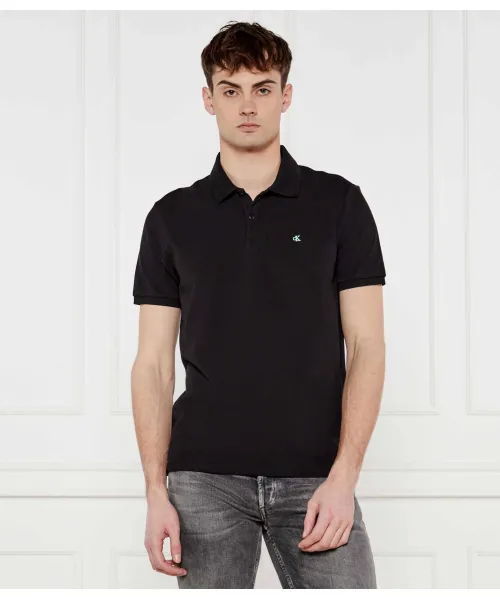 

Футболка поло Classic fit Calvin Klein Jeans, черный