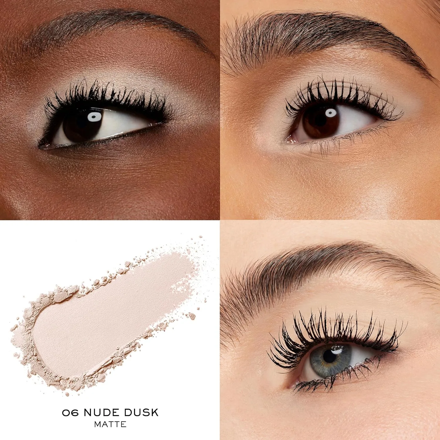 Тени для век Lancôme Idôle Goddess Dimension, мерцающий финиш - высокая пигментация, стойкость в складках века, стойкий макияж глаз, легко растушевывается, можно наслаивать цвет., 06 Nude Dust — фото 3