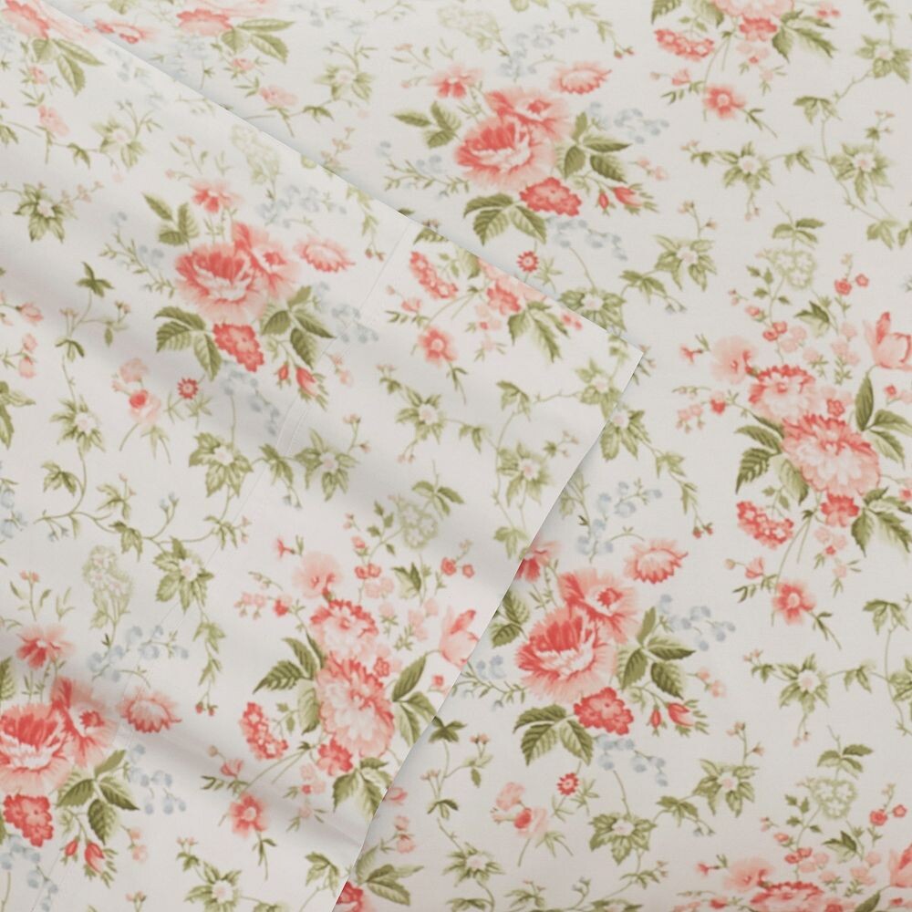 

Комплект простыней Laura Ashley Belle, коралловый