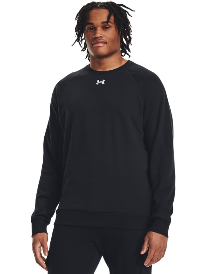 

Пуловер UA Rival Fleece Crew Under Armour, черный