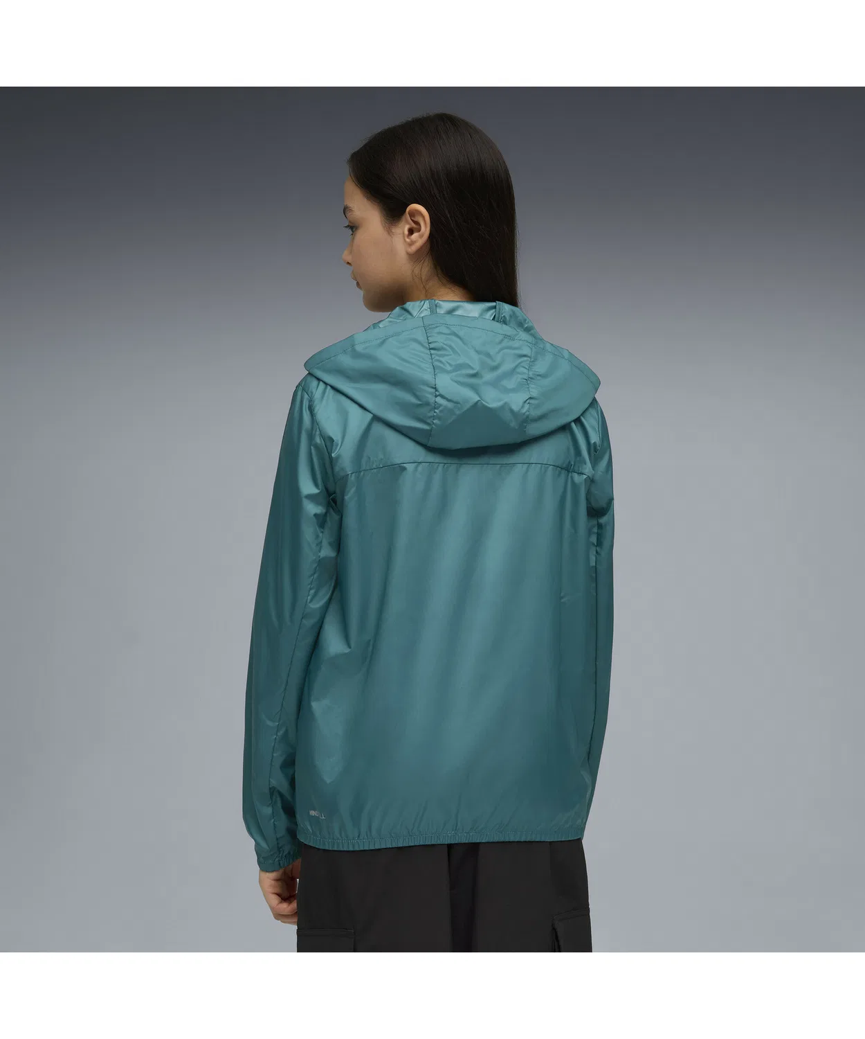 Ветровка детская PUMA ESS Regular Windbreaker, полиэстер, зелёный — фото 4