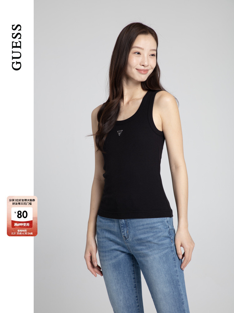 

Жилет женский Guess в рубчик, белый