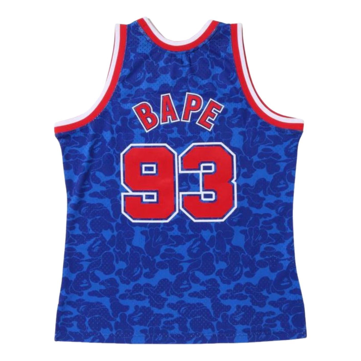 Футболка "A Bathing Ape" команды "Нью-Йорк Нетс" синего цвета — фото 2