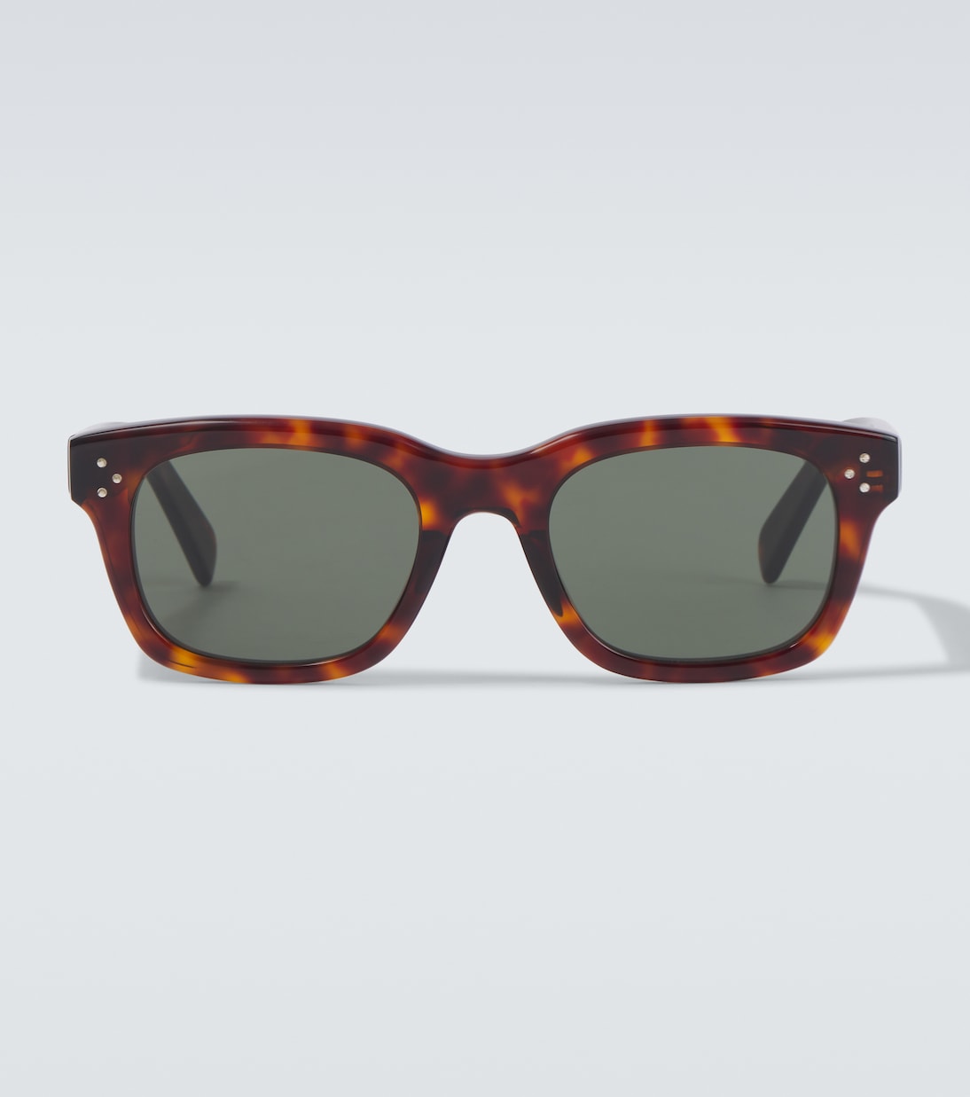 

Прямоугольные солнцезащитные очки 3 Dots Celine Eyewear, Havana