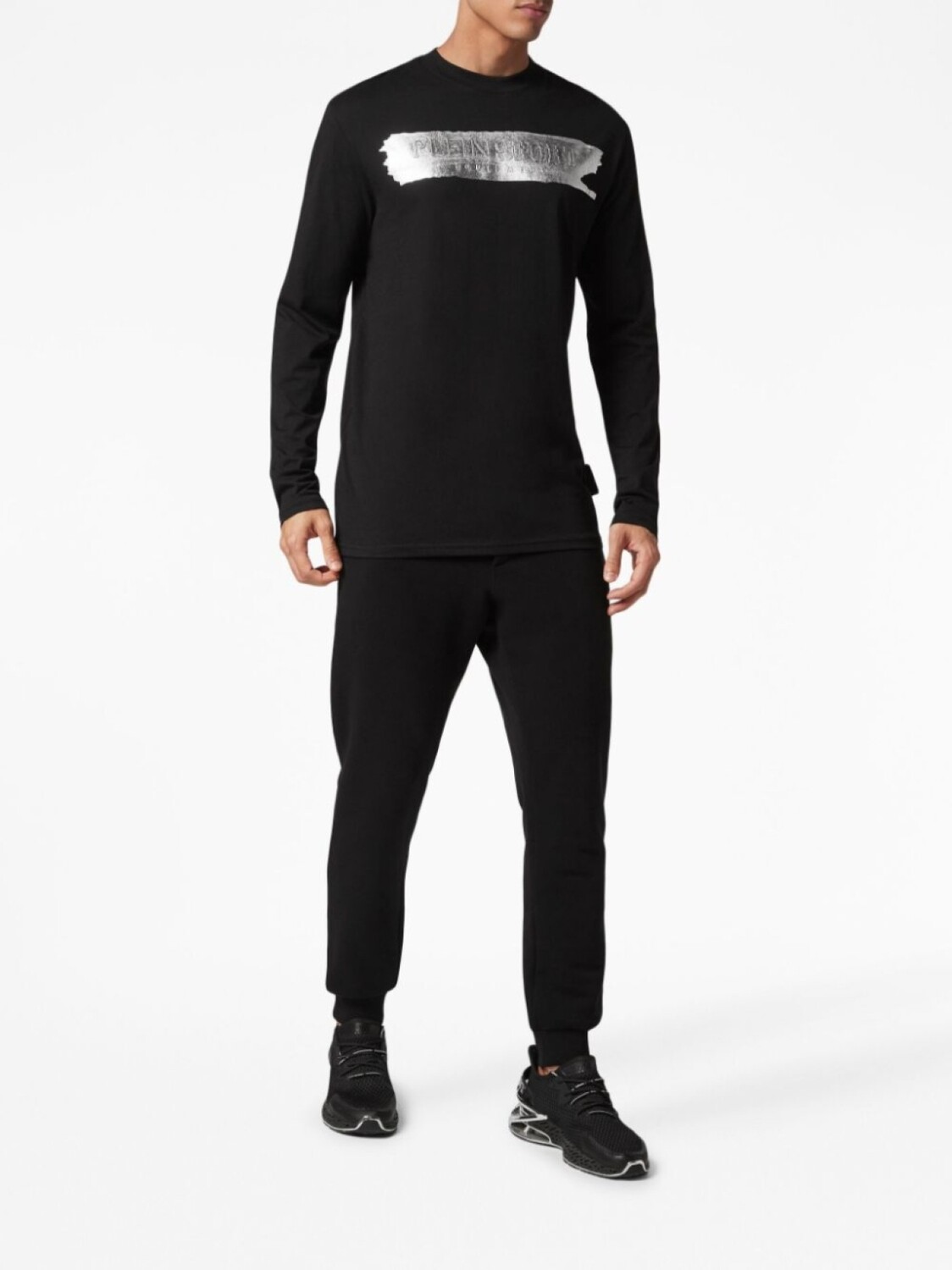 

Plein Sport футболка с длинными рукавами, черный