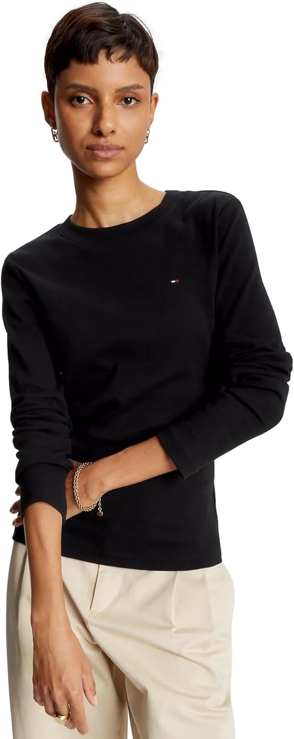 

Женский лонгслив с узором пейсли от Tommy Hilfiger, Dark Sable Black.