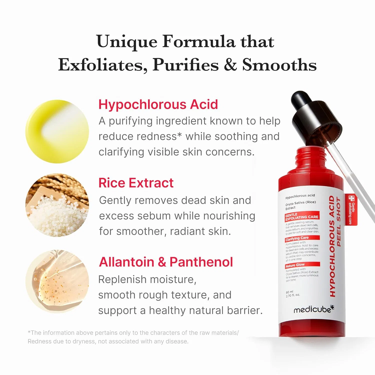 Сыворотка Medicube — Отшелушивающая «Peel Shot with Hypochlorous Acid» от, 80 мл — фото 3