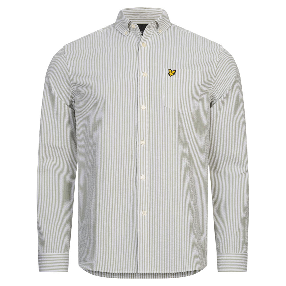 

Мужская рубашка с длинным рукавом Lyle & Scott Seersucker Strike Lyle And Scott