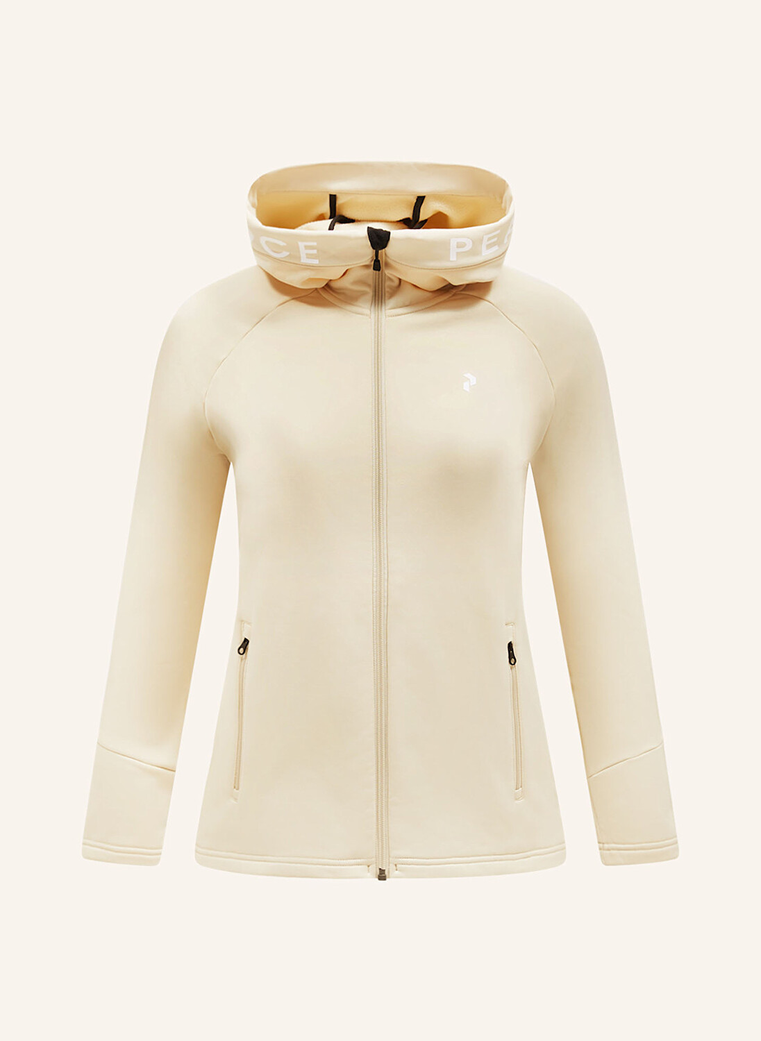 

Промежуточная куртка rider zip hood Peak Performance, бежевый