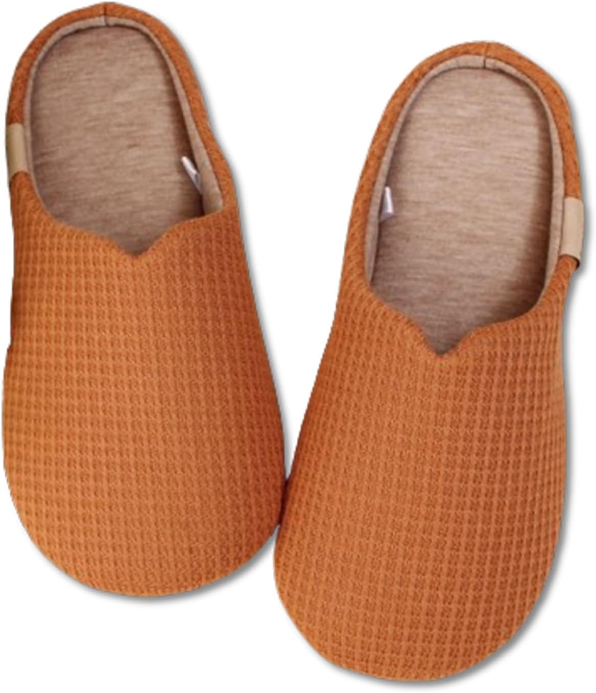 

Тапочки LMOY Waffle House для женщин и мужчин, домашние, элегантные, удобные, мягкие вафельные тапочки, ретро, прочные, бесшумные, с противоскользящей подошвой, коричневый