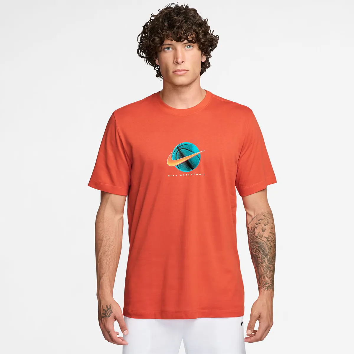 

Футболка мужская Dri-FIT Basketball Nike, оранжевый