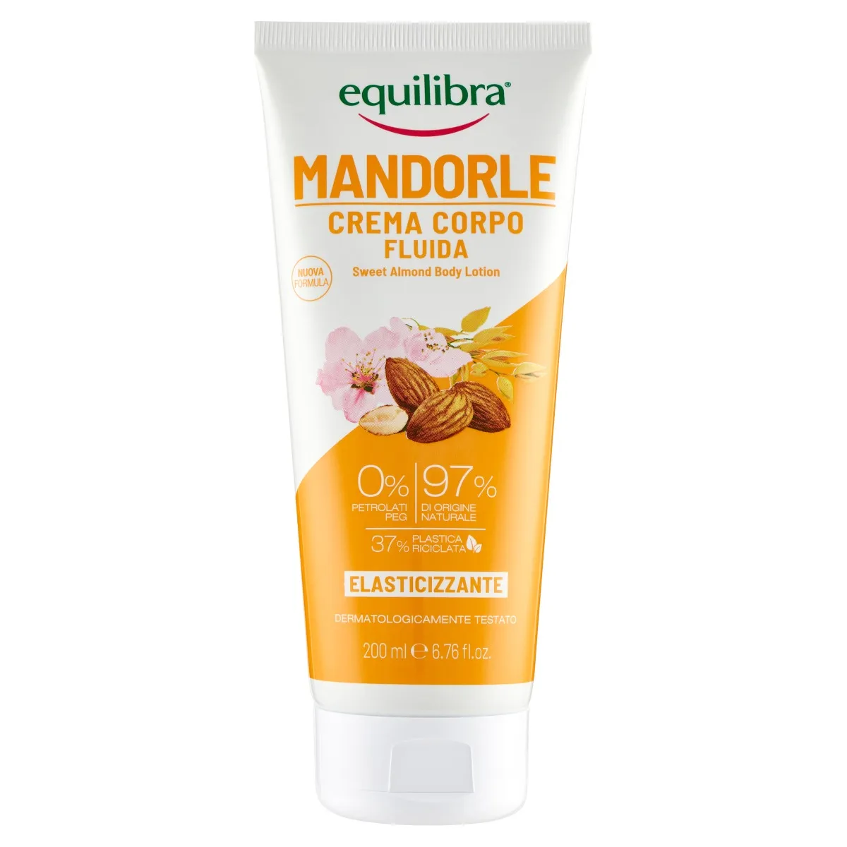 

Крем для тела Equilibra Almond Fluid 200 мл питает кожу