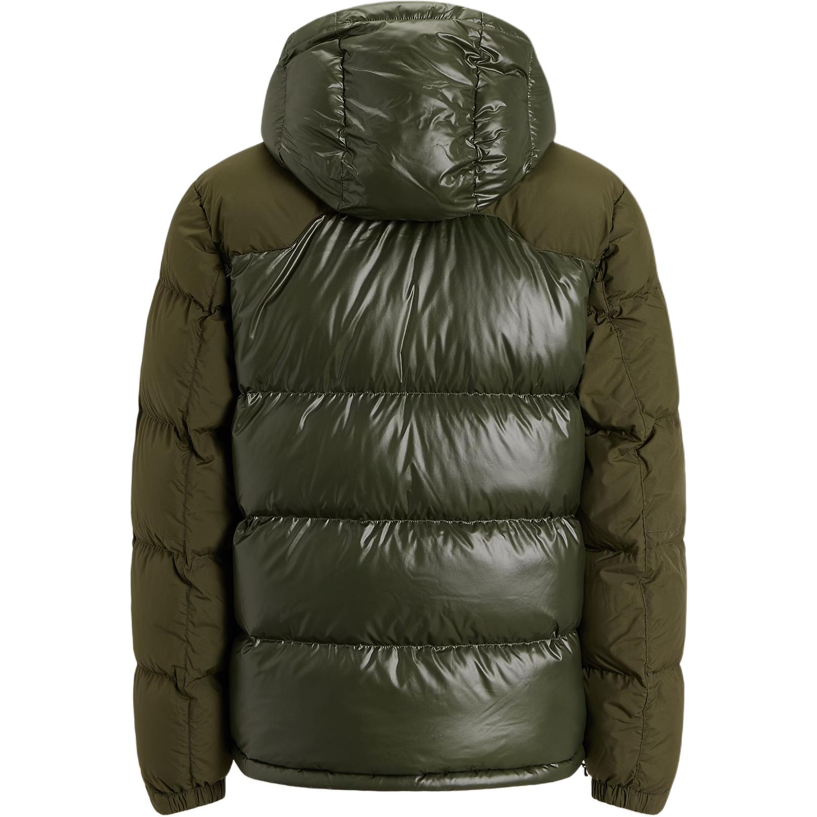 Застёгивающаяся на молнию утеплённая куртка с капюшоном Polo Ralph Lauren, темно-зеленый — фото 3
