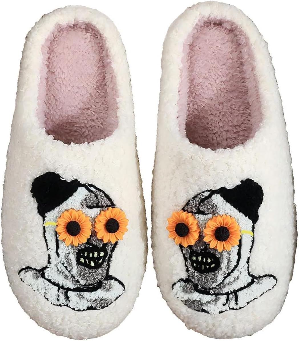 

Женские и мужские тапочки с мягкой вставкой из мемори-пены, пушистые, теплые и комфортные, легкие, для дома и улицы, для пар Edobao, Chrysanthemum Eyes