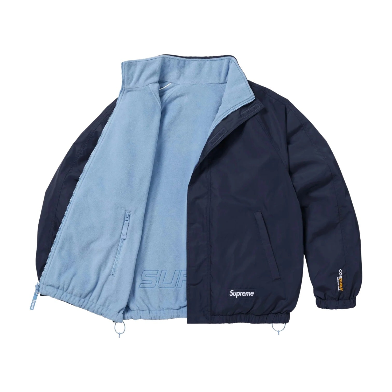 Спортивная куртка Supreme Polartec Reversible Track Jacket 'Nav' — фото 2