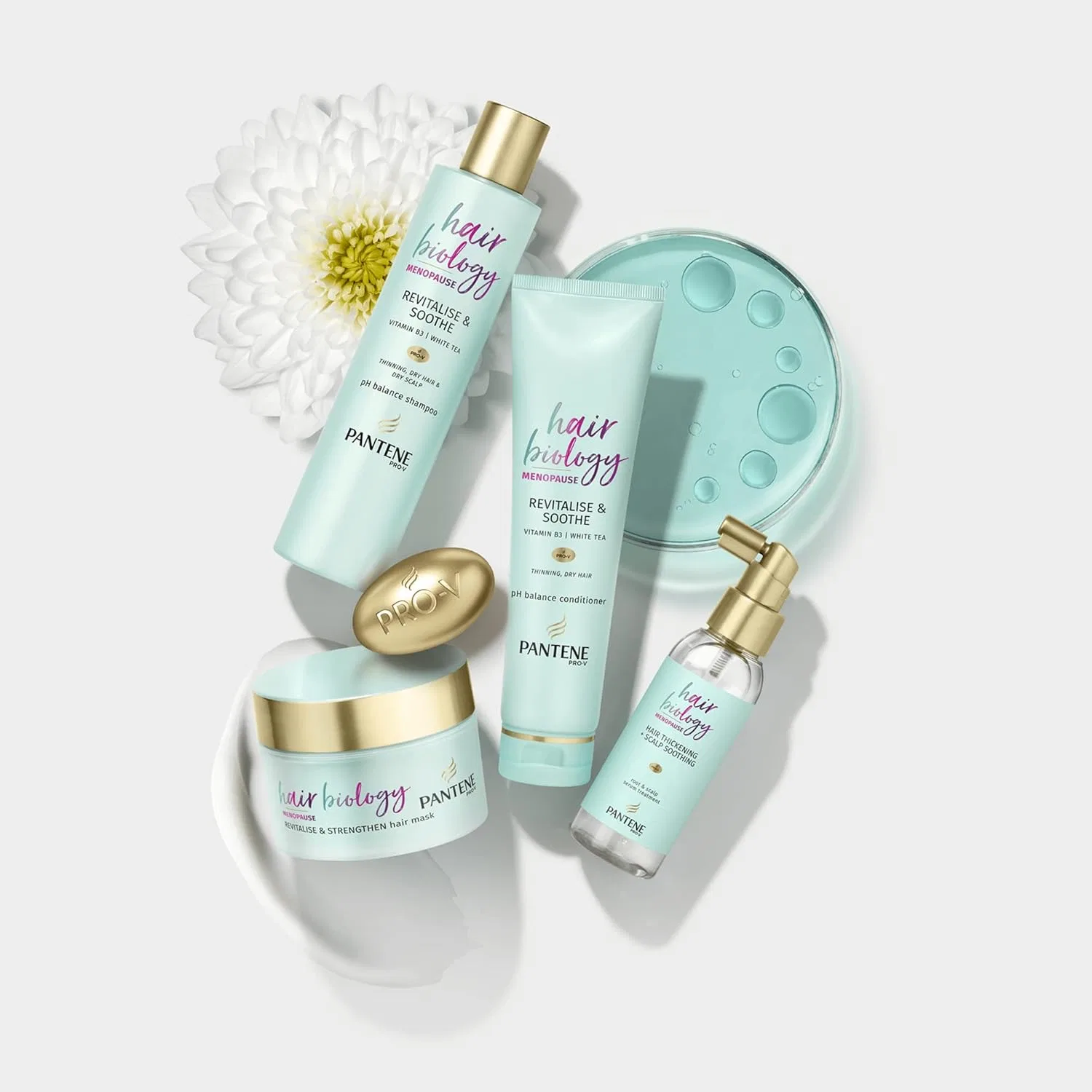 Кондиционер Pantene Revitalise & Soothe для истонченных волос в период менопаузы, 160 мл Pantene — фото 2