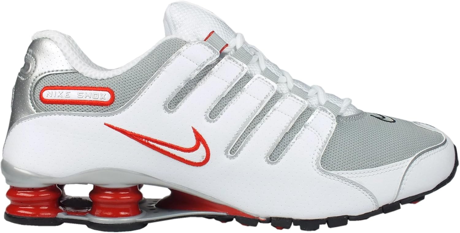 

Мужские беговые кроссовки Nike Shox NZ, белый/красный/серый/металлик серебристый