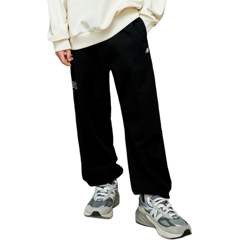 Детские вязаные спортивные штаны для детей 3-7 лет NBSC New Balance, черный — фото 2