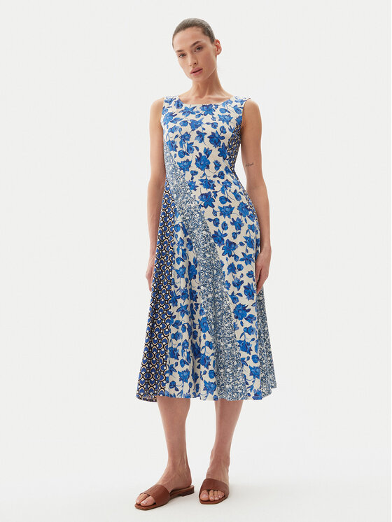 

Летнее платье свободного покроя Cubano 2515621062 Weekend Max Mara, синий