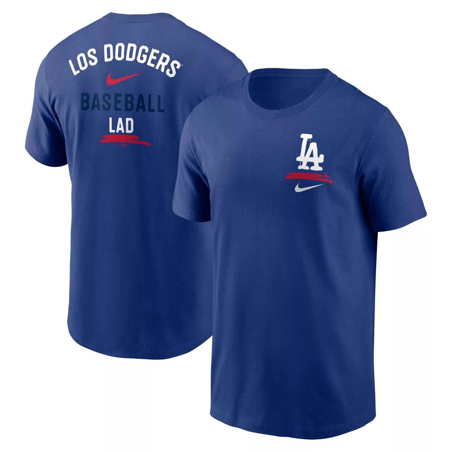 

Мужская футболка Royal Los Angeles Dodgers City Connect 2-Hit Nike