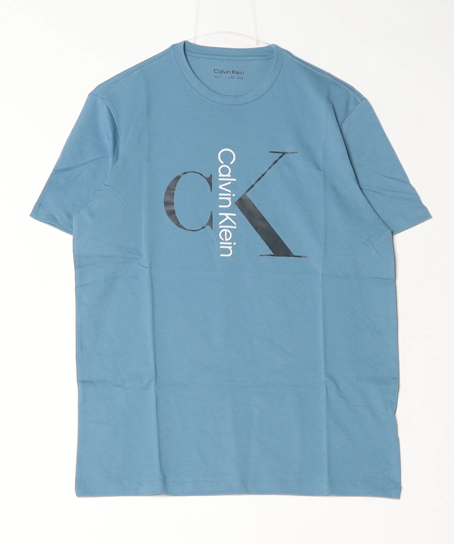 Унисекс футболка Calvin Klein с монограммой, синяя
