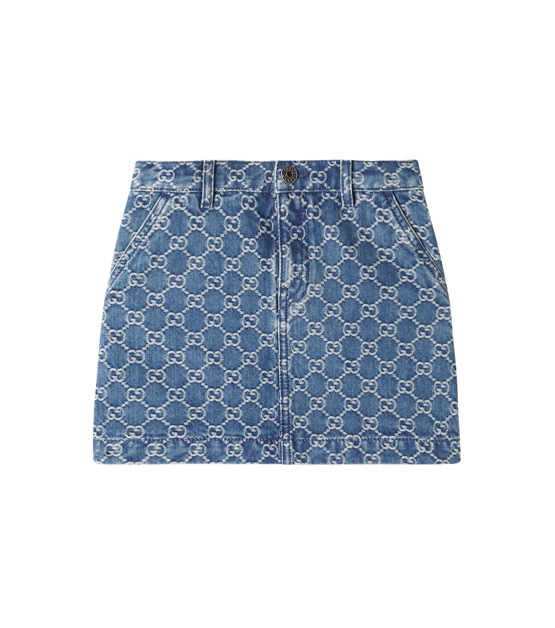 

GG Canvas юбка из денима Gucci Kids, Deep Azure