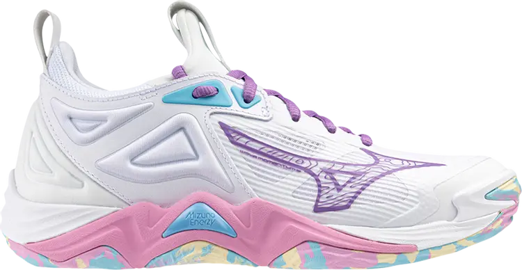 

Кроссовки Wmns Wave Momentum 3 'White Pink Tetra', белый