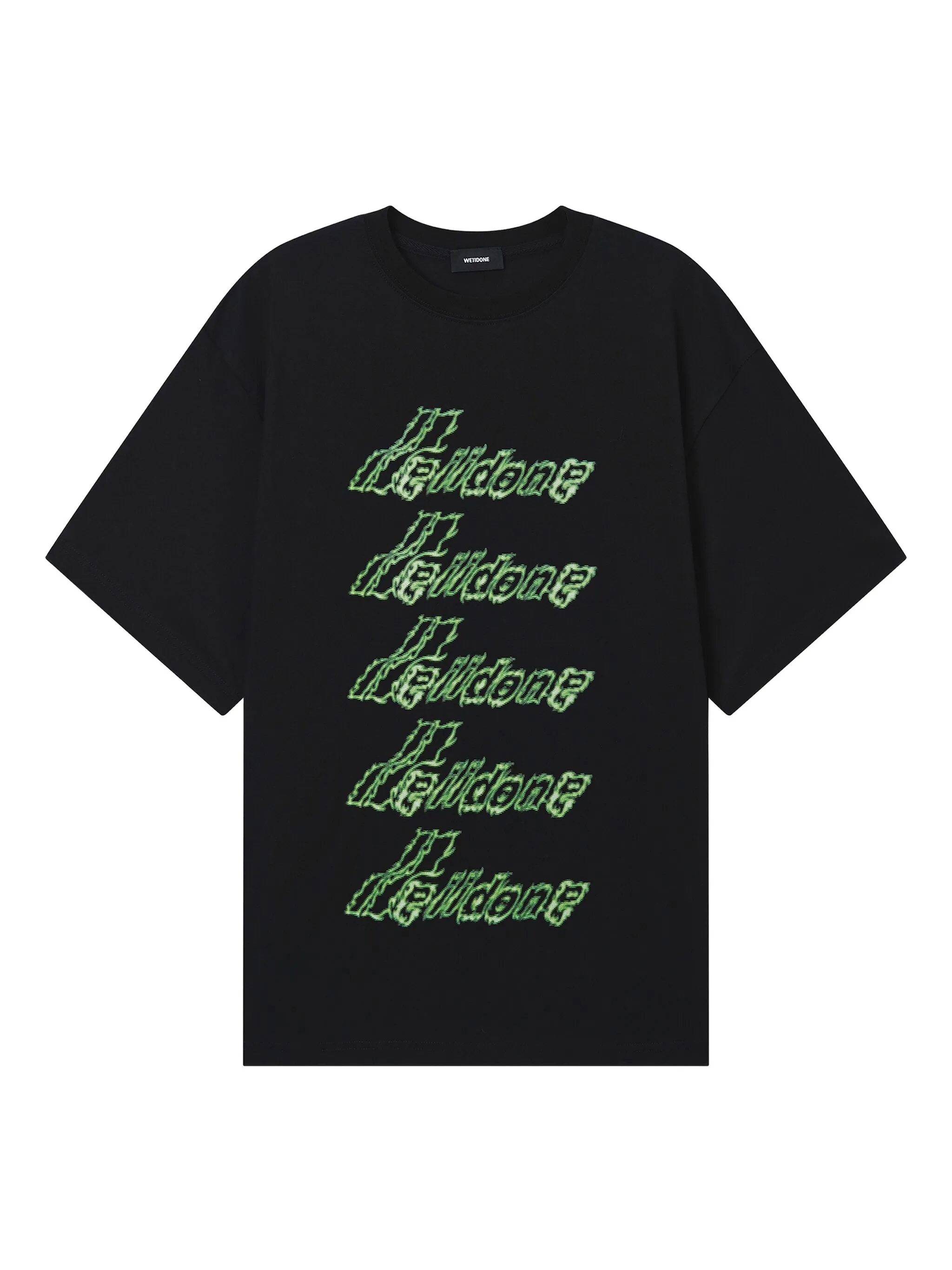 

Футболка с графичным принтом We11Done, черный