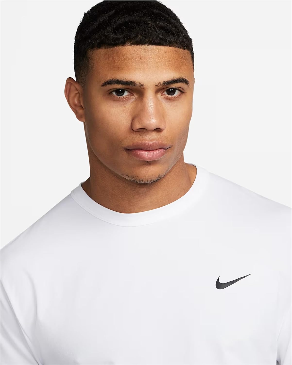 Мужская футболка Nike M NK DF UV Hyverse SS, White/Black — фото 3