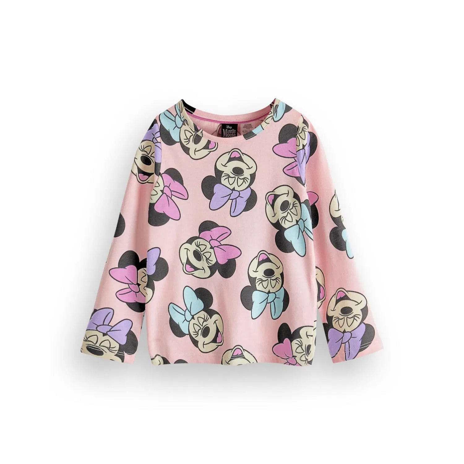 Пижама для девочек с принтом Minnie Mouse Disney, розовый — фото 3
