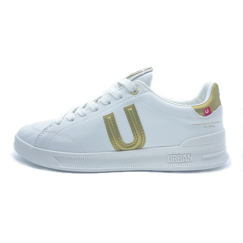 

Кроссовки URBAN AUTHENTIC Skateboarding Shoes Unisex Low-top, черный/золотой