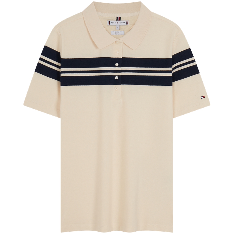 

Женская поло Tommy Hilfiger, Ecru Aef