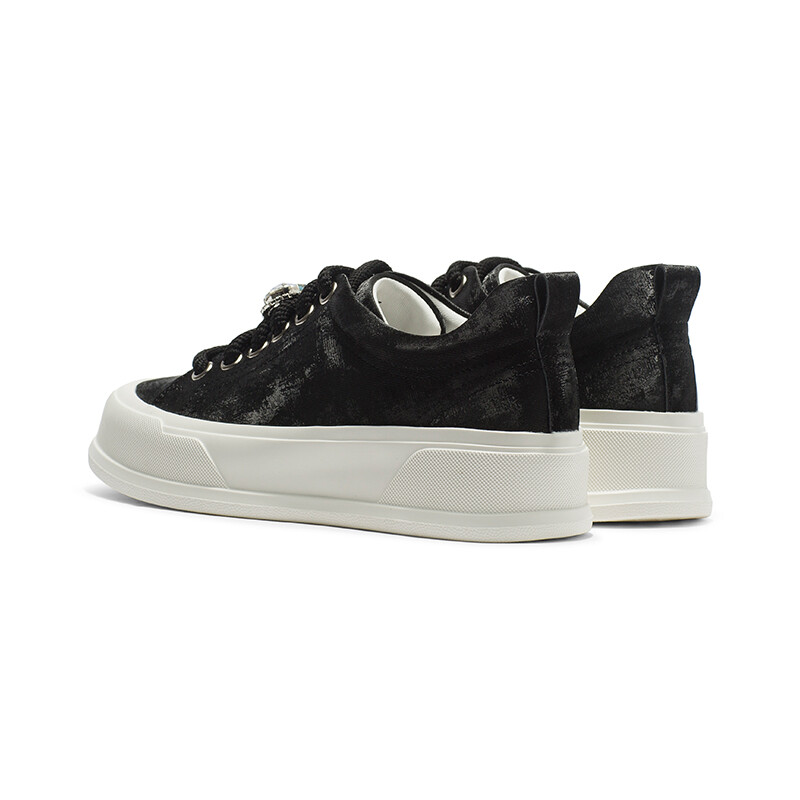 Кеды Coup De Foudre Skateboard Shoes Women's Low-Top, черный — фото 4